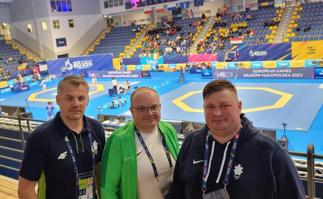 Paulius Petraitis dirba taekvondo varžybose